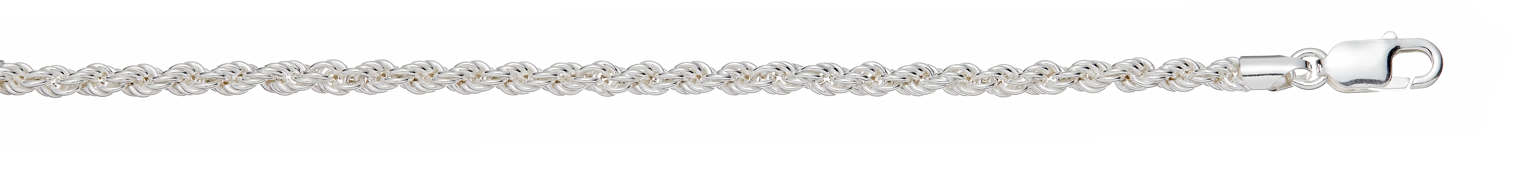 20" Silver Rope Chain 4.3mm - Image 2