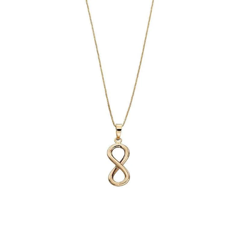 9ct Gold Infinity Pendant