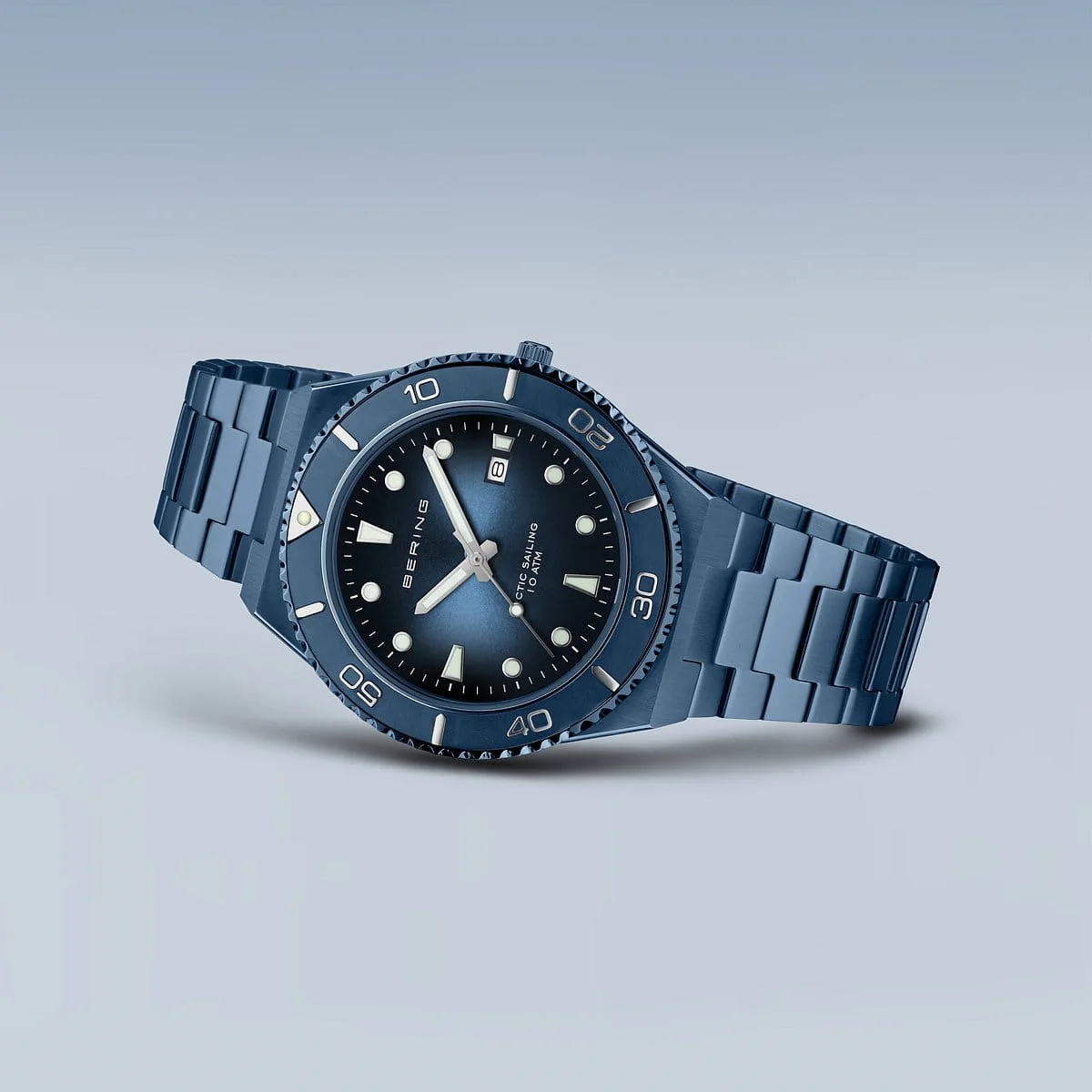 Bering Men's Artic Sailing Sports Watch in Blue 18940-797 - Image 3