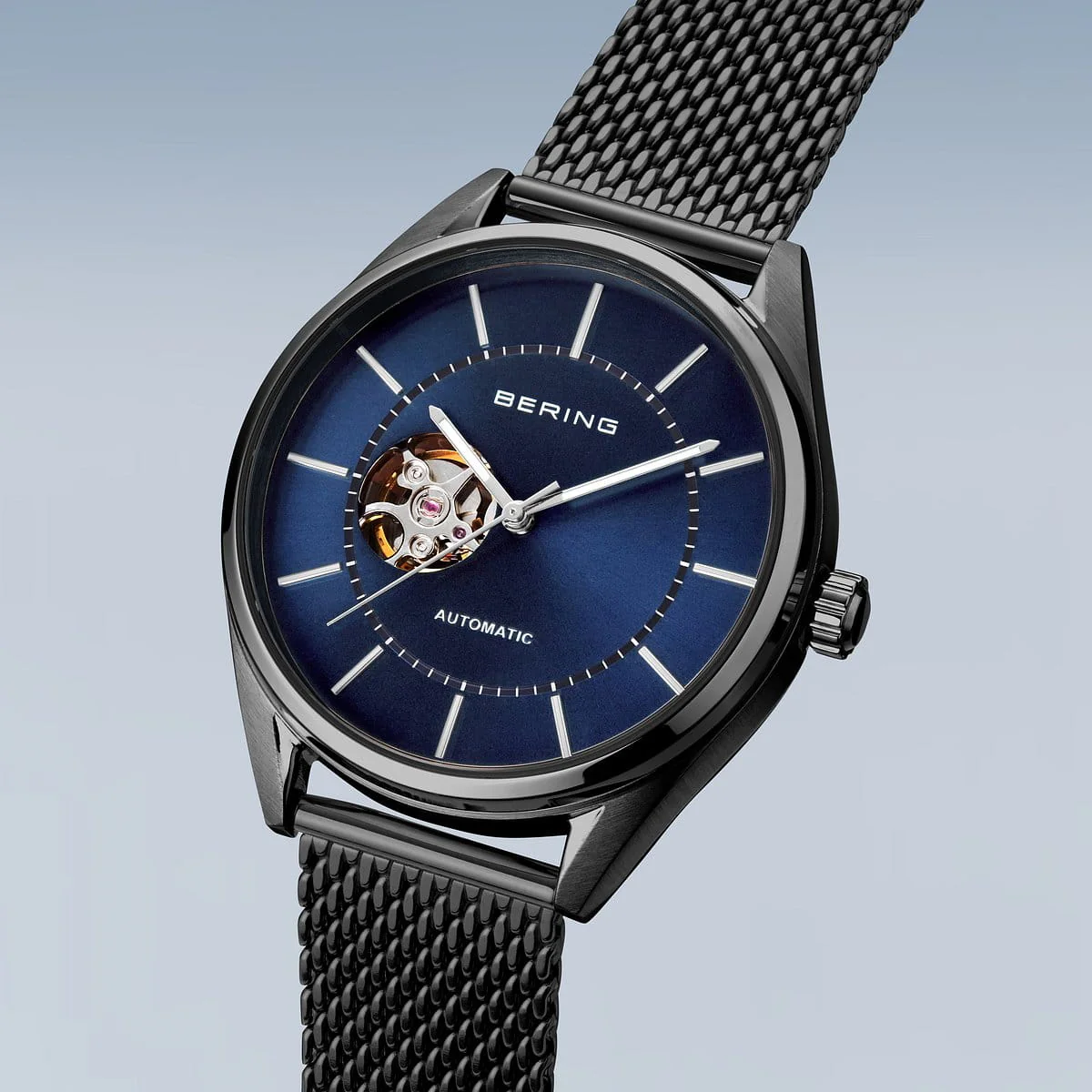 Bering Men's Automatic Black-Blue Watch - Image 2