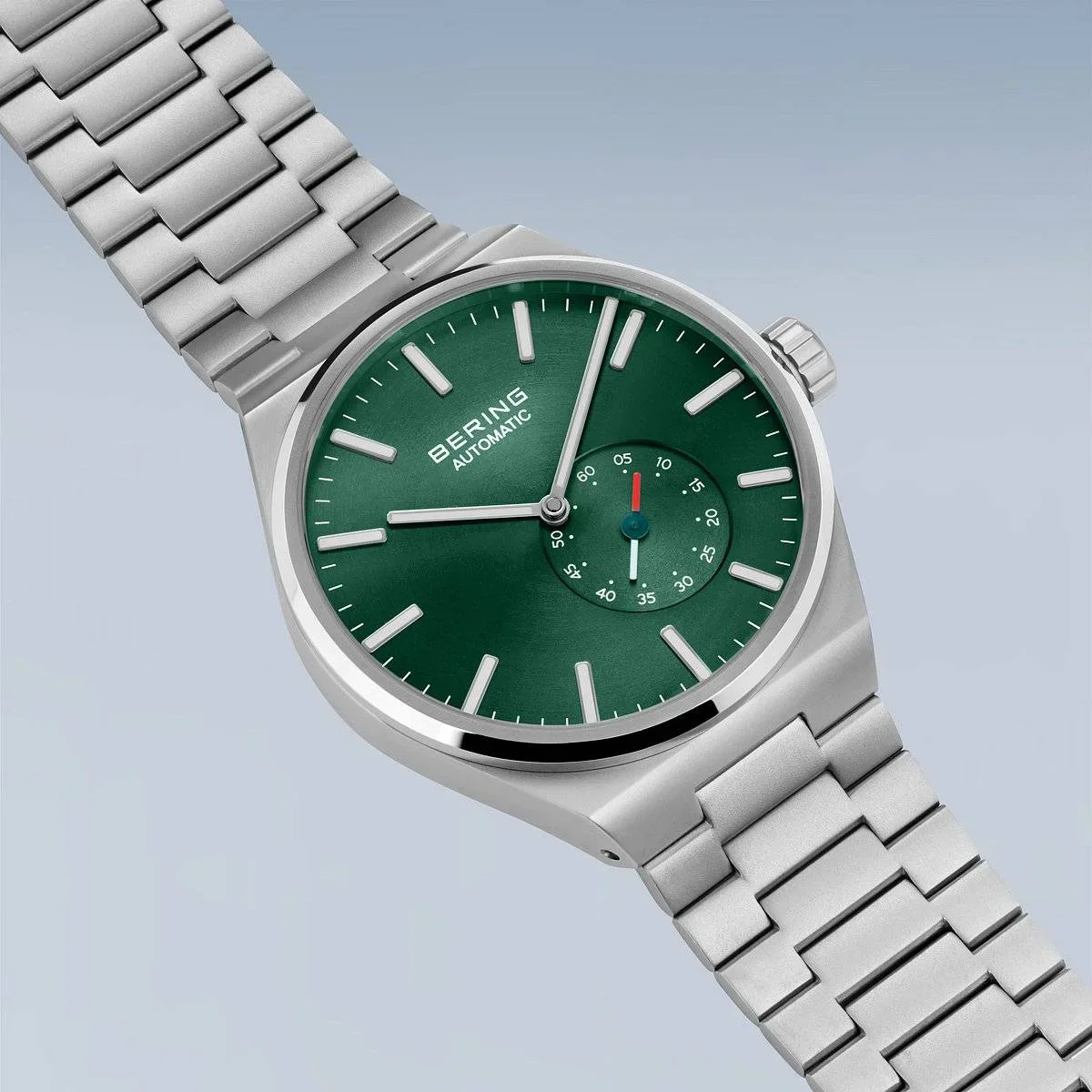 Bering Men's Automatic Watch with Green Dial - Image 4