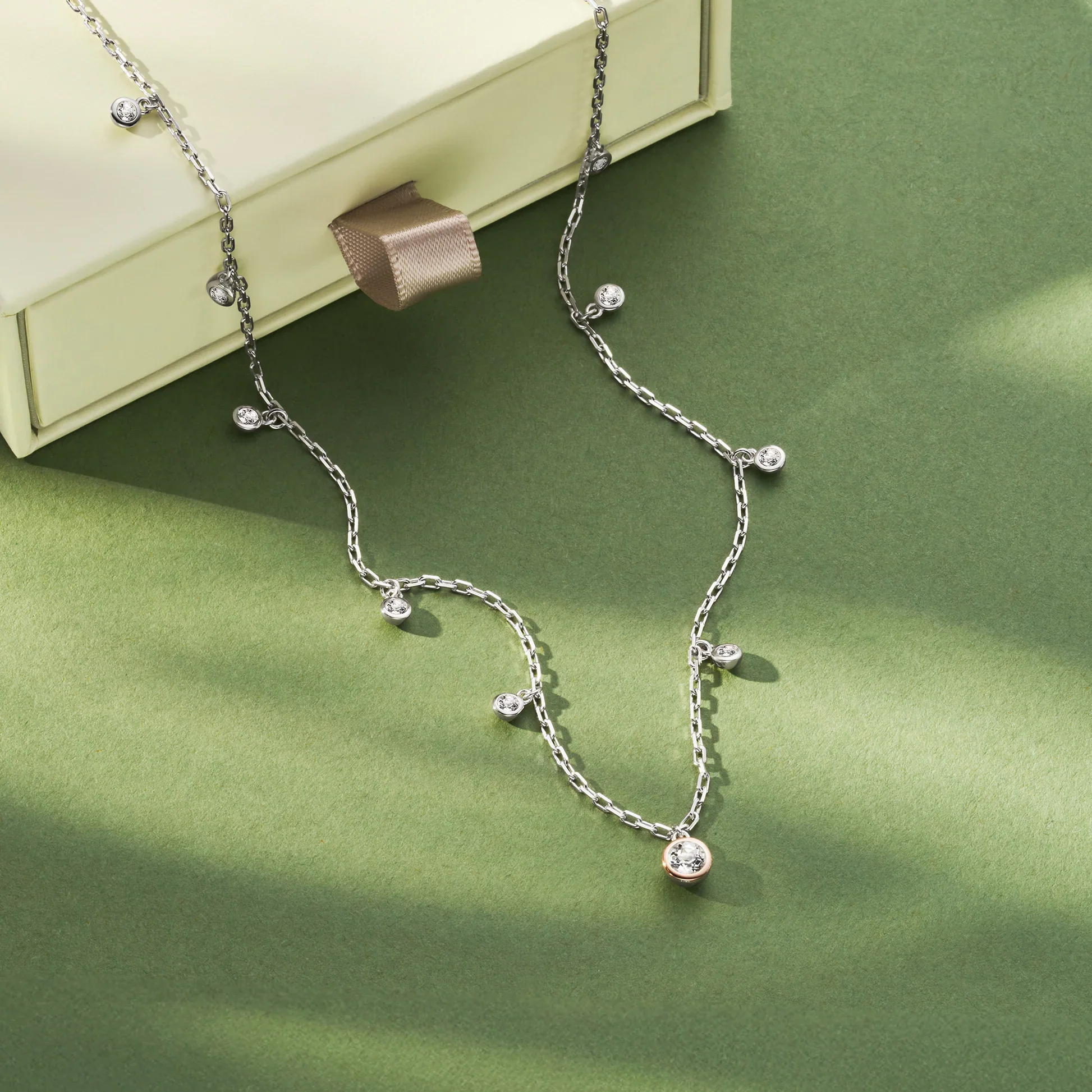 Clogau® Celebration Sterling Silver Necklace with Topaz - Image 2