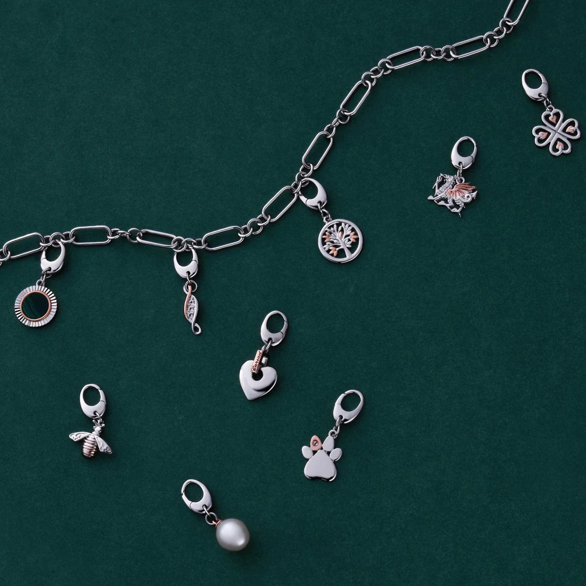 Clogau® Insignia Sterling Silver Charm Choker - Image 4
