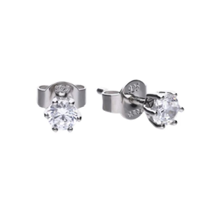 Diamonfire 0.5 Carat Cubic Zirconia Solitaire Stud Earrings