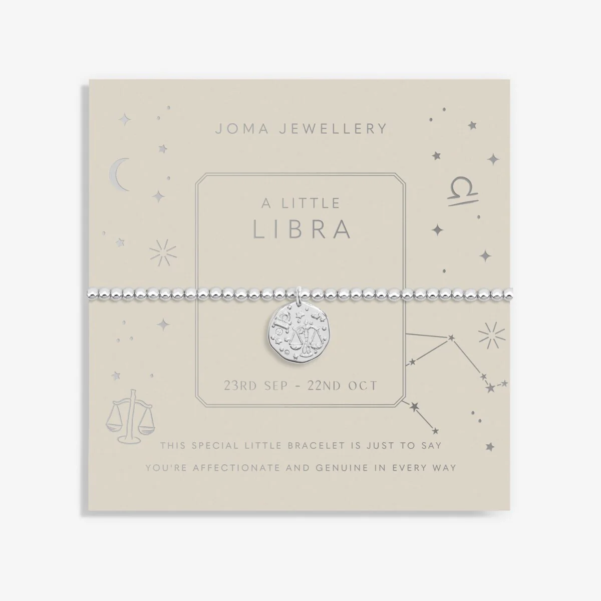 Joma Star Sign A Little 'Libra' Bracelet 7438