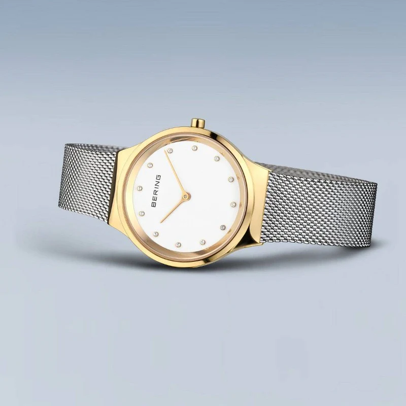 Ladies Bering Classic Watch in Silver and Gold Tone 12131-010 - Image 5