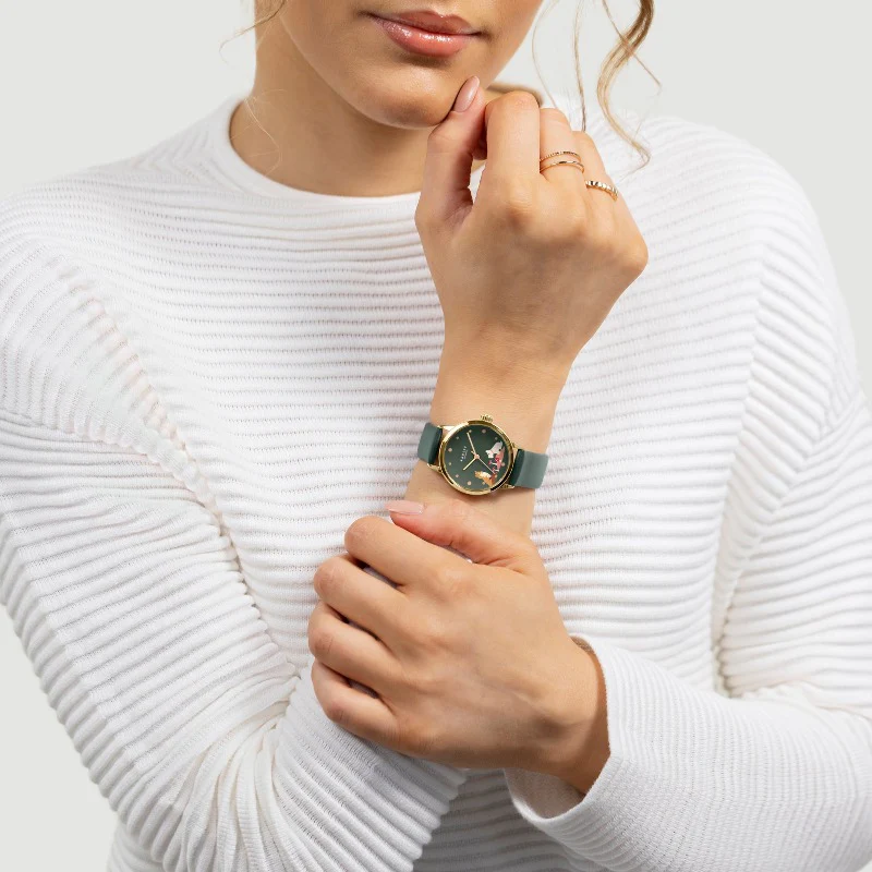 Radley Ladies Watch with Green Leather Strap RY21542A - Image 3