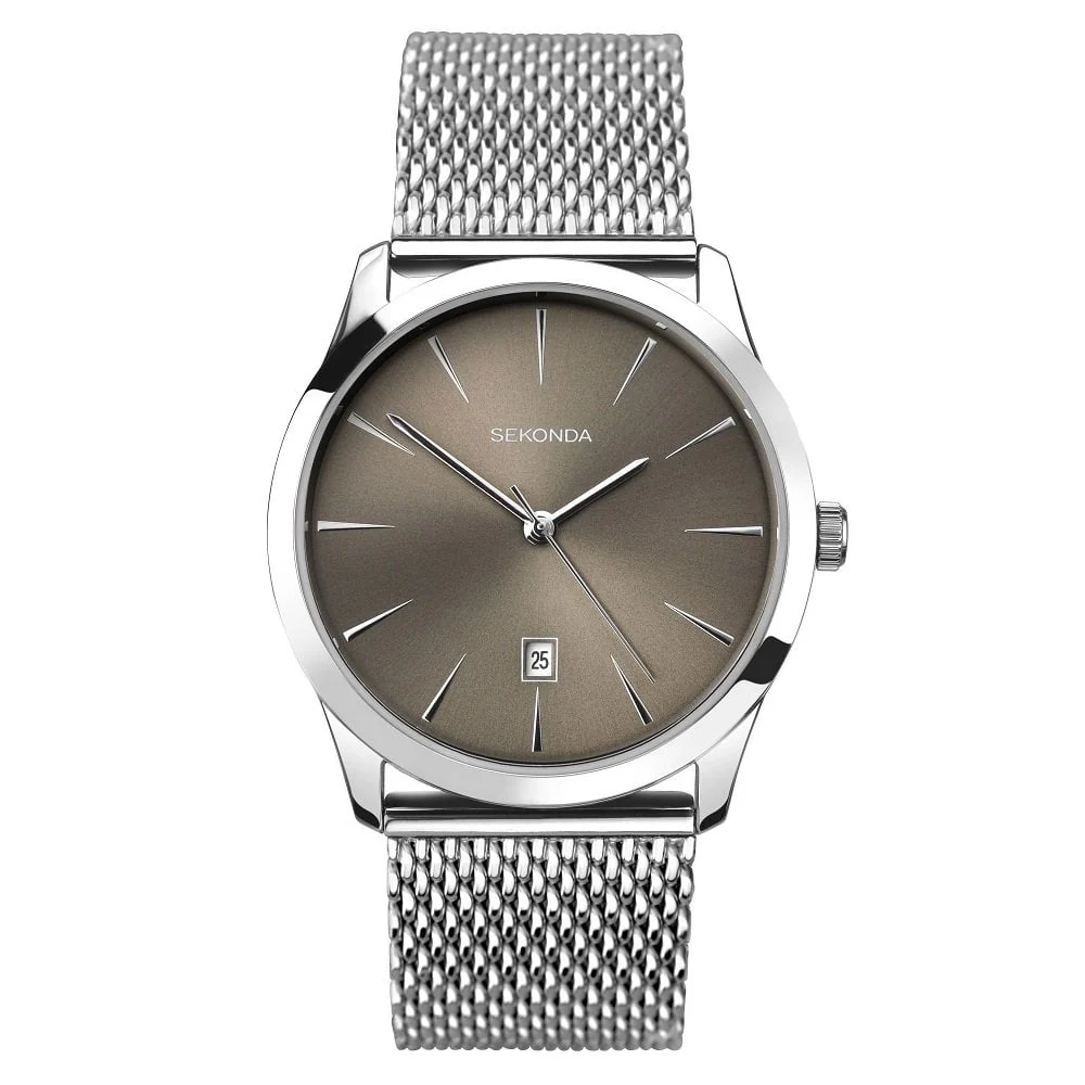 Sekonda Men's Grey Watch Mesh Strap 1587