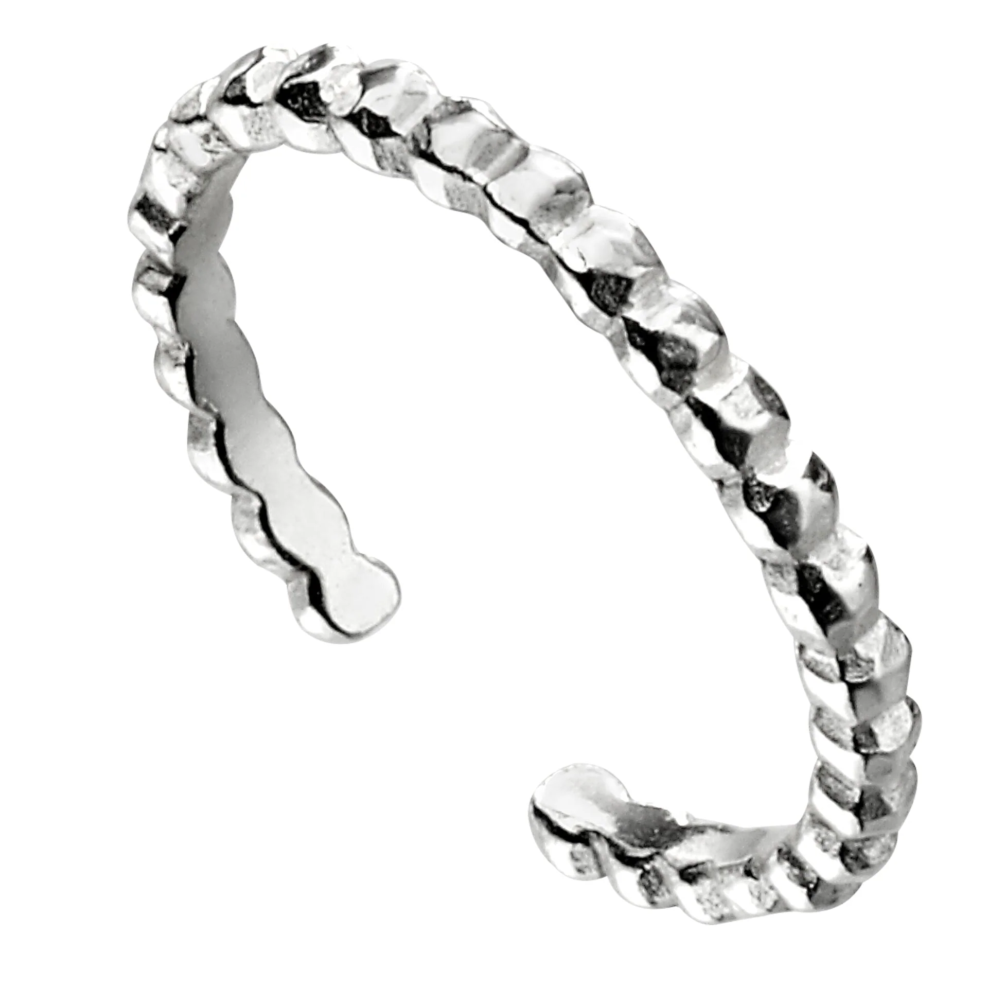 Silver Balls Toe Ring
