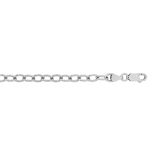 Silver Cable Link Bracelet for Ladies - Image 2