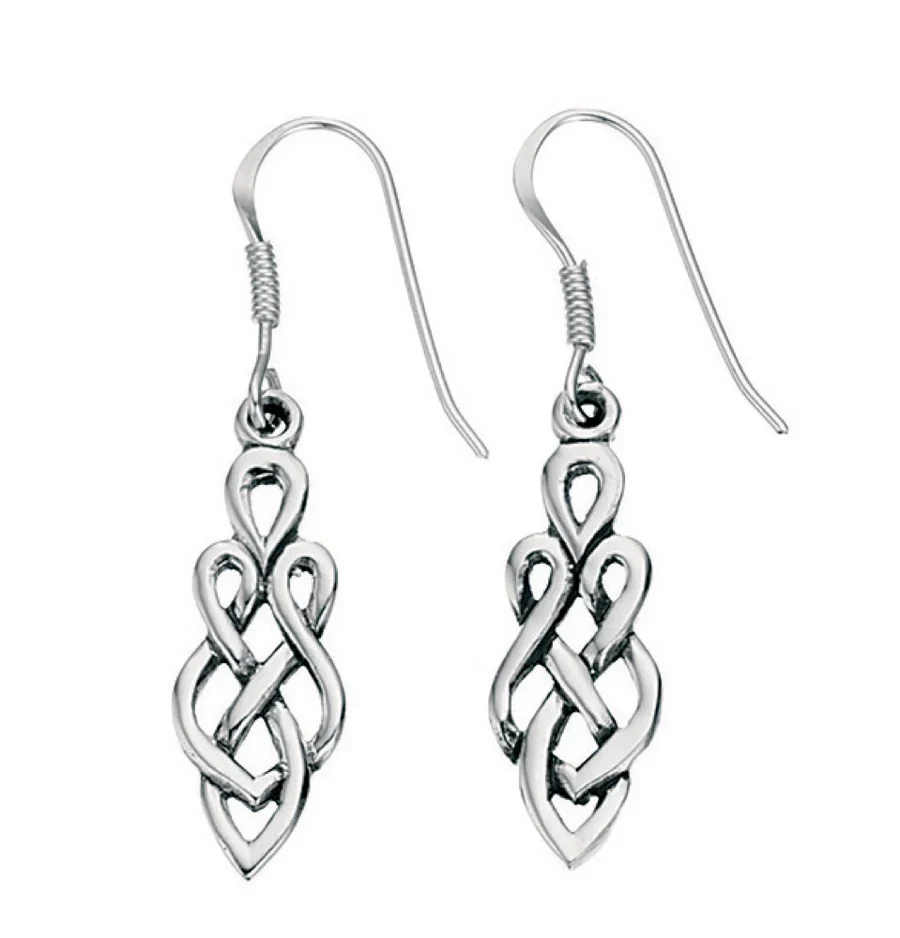 Silver Celtic Earrings