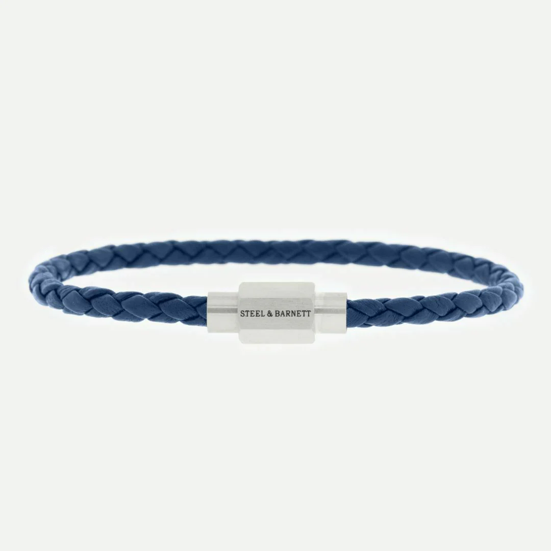 Steel & Barnett Luke Landon Bracelet in "Jeans" Colour
