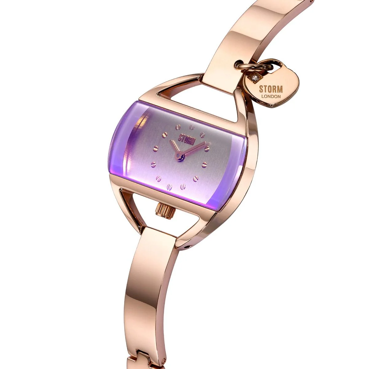 STORM Temptress Charm Ladies Watch in Rose-Gold and Violet - Image 2