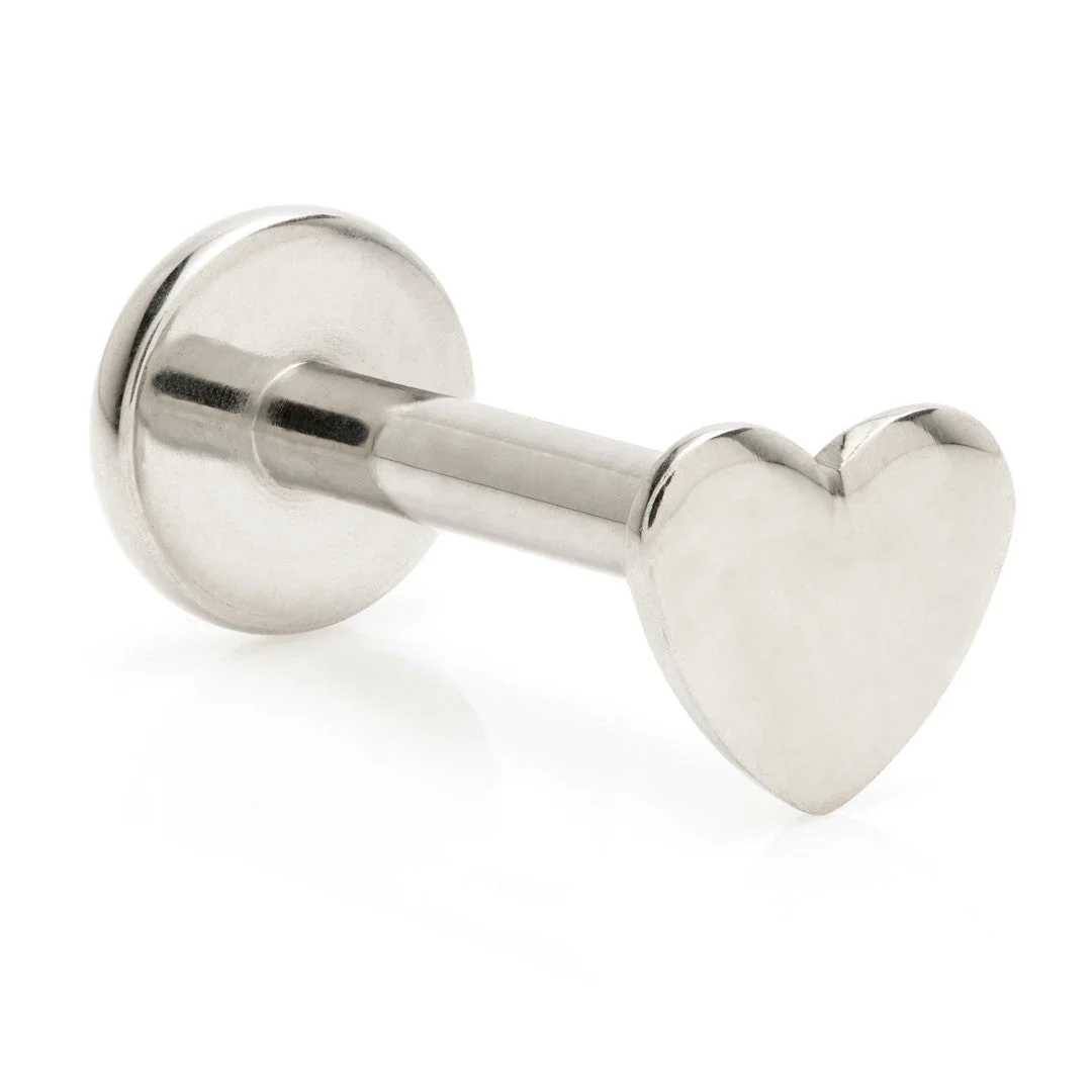 Titanium Heart Cartilage Labret